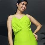 Neon Green Halter Gown