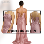 Cowl Corset Glam Gown